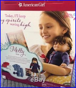 Brand New In Box American Girl Doll Molly W Meet Outfit, Pjs And Paperback