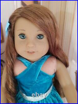 CUSTOM American Girl Kanani with Sage wig and blue eyes
