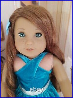CUSTOM American Girl Kanani with Sage wig and blue eyes
