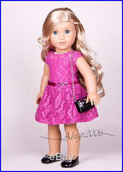Custom American Girl Doll Grace Thomas with Tenney blond wig OOAK, new outfit