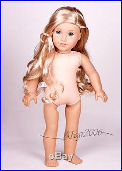 Custom American Girl Doll Grace Thomas with Tenney blond wig OOAK, new outfit