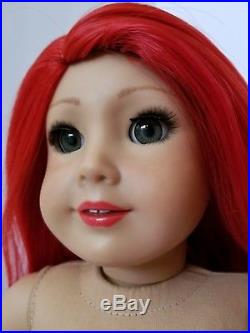 Custom American Girl Doll Mermaid Ariel, OOAK, Three 18 Inch Doll Outfits