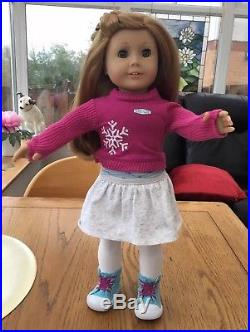 Difficult To Find American Girl Doll Mia Goty Retired In Full Meet Outfit