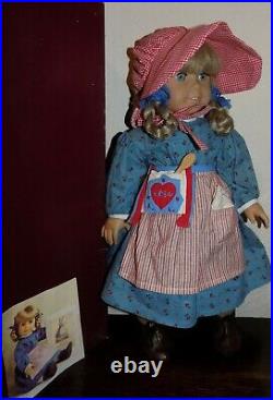 EARLY White Body Pleasant Co Kirsten American Girl Doll in Meet Outfit w Box