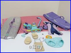 EUC American Girl Kailey Huge Collection Outfits Dog Accessories Too Pretty Doll