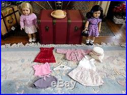 EUC RUTHIE & KIT 18 RETIRED 4 A/G OUTFITS, KIT'S TRUNK 1st ED, & ADD OUTFIT