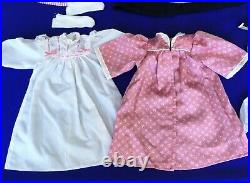 Early American Girl Doll Samantha + Clothing Lot Outfits