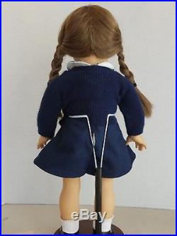 Early Pleasant Company Molly WHITE BODY Doll from 1987 Dreamer withMeet Outfit