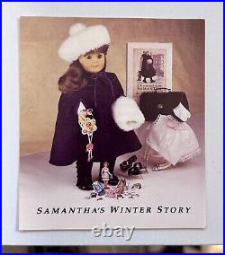 Early Pleasant Company Samantha Winter Story Cape Skates Near Complete