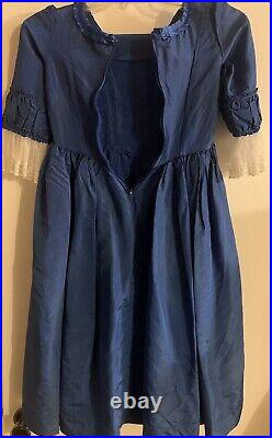 FELICITY Pleasant Company Dress-Like-Your-Doll American GIRL SIZE 12 Blue Palace