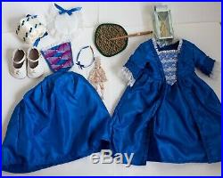 Felicity American Girl Doll and Accessories, Welcome Outfit and Christmas Dress