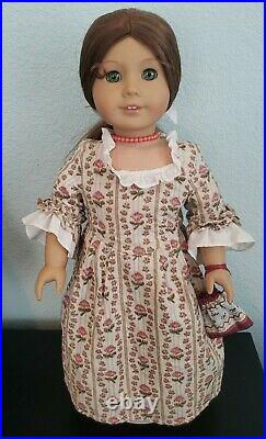 Felicity Pleasant Company American Girl Doll COMPLETE Meet Outfit + Accessories