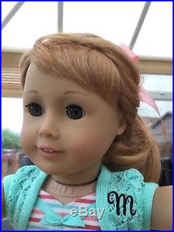 Gorgeous American Girl Doll Maryellen In Full Meet Outfit With Book