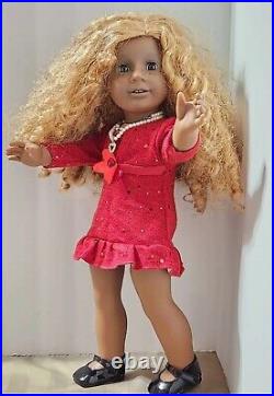 Gorgeous American Girl One Of A Kind African American Unique Doll Blonde Hair