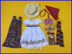 Gorgeous Hair! American Girl BeForever Julie Doll & Bed Extra Clothes Outfit Lot