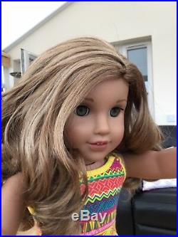 Gorgeous Popular American Girl Doll Lea Goty In Meet Outfit
