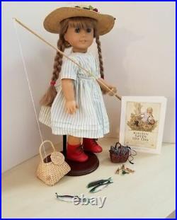 HTF Pleasant Company Kirsten Summer Fishing Set Outfit American Girl POLE Fish