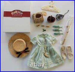HTF Pleasant Company Kirsten Summer Fishing Set Outfit American Girl POLE Fish