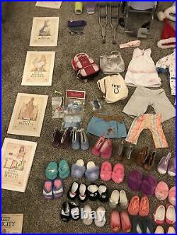 HUGE American Girl Doll Pleasant Company Lot Shoes Clothes Books Accessories