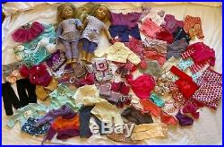 HUGE LOT from American Girl Doll includes 2 dolls, outfits, clothes & more! GUC
