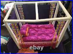 Huge American Girl Doll Lot Discontinued Ivy Ling Clothes Bed Horse Boat Set
