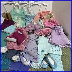 Huge Lot 53p American Girl Doll Clothes Hanger Shoes Excellent Conditions Plus M
