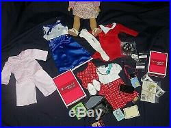 Huge Lot American Girl 18 Doll Kit Kittredge Meet Outfit Clothes & Accessories