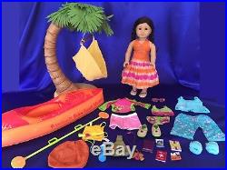 JESS Retired 2006 American Girl Doll of the Year + Outfits + Kayak + Tree Swing