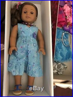 Kanani AG Doll of the Year in Meet and Greet Outfit, Party Dress and Luau Outfit