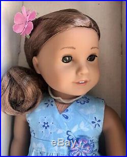 Kanani American Girl Doll New In Box- Hair Netted, Meet Outfit, Flower, Book