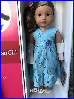 Kanani American Girl Doll New In Box- Hair Netted, Meet Outfit, Flower, Box