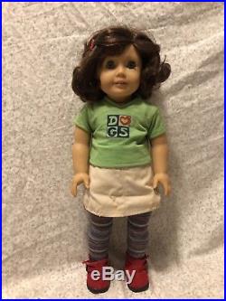 LINDSEY BERGMAN with MEET OUTFIT / 1st AMERICAN GIRL DOLL OF THE YEAR 2001