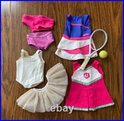 LOT Authentic American Girl Doll CLOTHES Random Outfits Sports Rain SHOES Mini