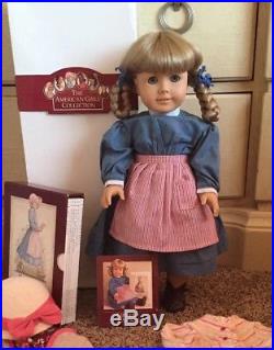 LOT Pleasant Co Kirsten Larson American Girl Doll Retired Outfit Extra Books