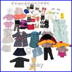 Large Lot of American Girl Doll Clothes Shoes & Accessories
