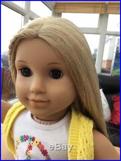 Last Day! American Girl Doll Julie Goty In Meet Outfit