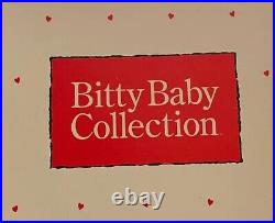 Lot-American Girl-Itty Bitty Baby with4Outfits, Basket & Box