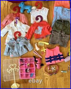 Lot Of 4 Our Generation Battat Doll American Girl 130 PCS Clothes & Accessories