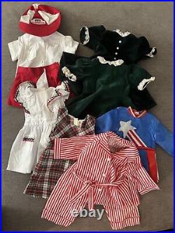 Lot Pleasant Company American Girl Molly Clothing Lot Pjs Dresses