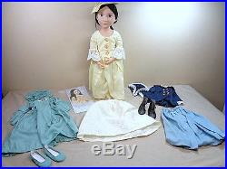 Lydia Doll For All Time Lot w Historical Dresses Outfits Shoes 17 Size