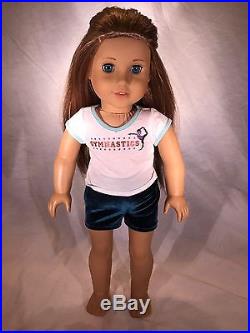 McKenna American Girl Doll With Book, Box, 6 Outfits, and Gymnastics Set