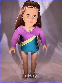 McKenna American Girl Doll With Book, Box, 6 Outfits, and Gymnastics Set