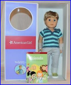NEW AMERICAN GIRL DOLL 18' Boy Truly Me #74 + meet outfit blond Luciana friend