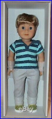 NEW AMERICAN GIRL DOLL 18' Boy Truly Me #74 + meet outfit blond Luciana friend
