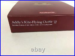 NEW American Girl Addy Kit Flying Outfit NIB Box Ribbon RARE! RETIRED 2005