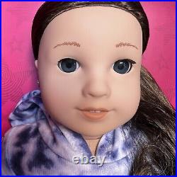 NEW American Girl Create Your Own 18 Doll Light Skin Brown Hair Blue Eyes