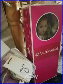 NEW American Girl Doll Nicki Fleming 2007 GOTY with additional New Outfit in box