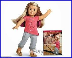 NEW American Girl ISABELLE 18 Doll Book Hair Extensions Ballerina Meet outfit