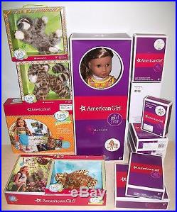 NEW! American Girl Lea Clark Doll, Outfits, Animals, Books, Read & Create Kit