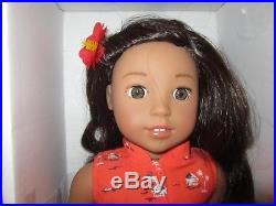 NEW American Girl Nanea 18 1941 BeForever Hawaiian Doll + Meet Outfit